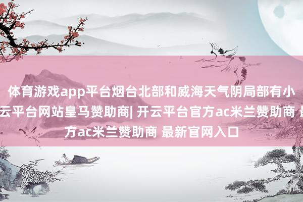 体育游戏app平台烟台北部和威海天气阴局部有小雪转多云-开云平台网站皇马赞助商| 开云平台官方ac米兰赞助商 最新官网入口